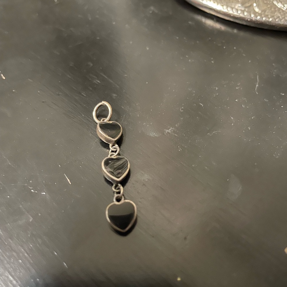 Elegant Silver Heart Charm Pendant